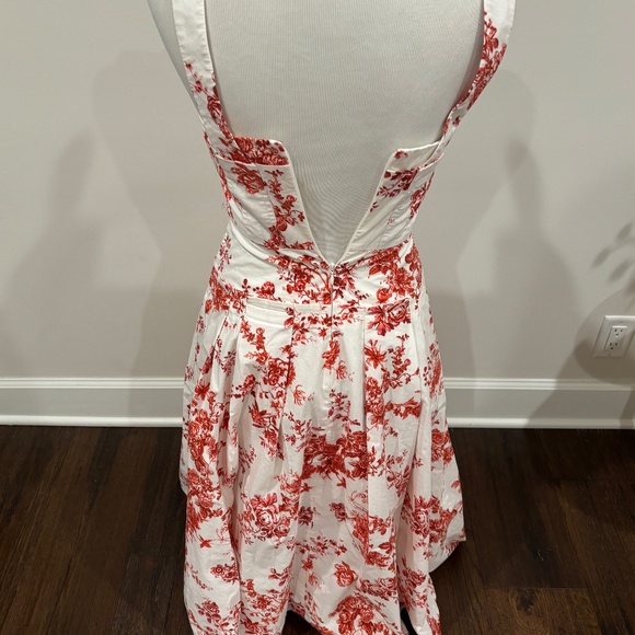 Antonio Melani Tobi Floral Print Midi Dress size 0 - Picture 4 of 7